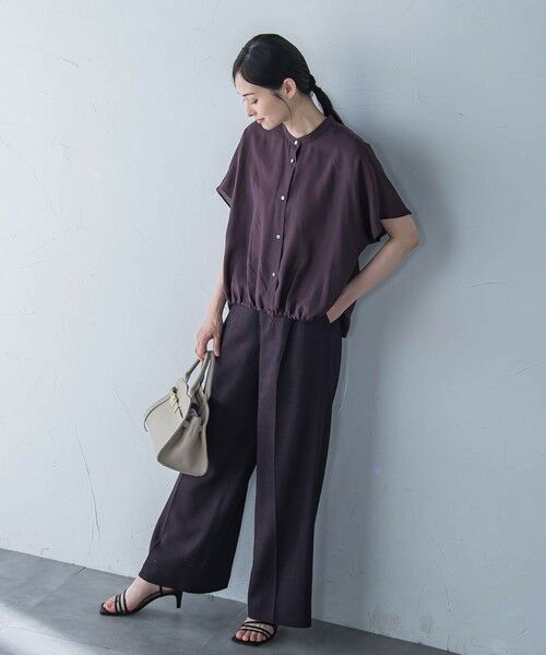 LAUTREAMONT / ロートレアモン その他パンツ | エアブリーズストレートワイドパンツ≪洗濯機で洗える≫ | 詳細15