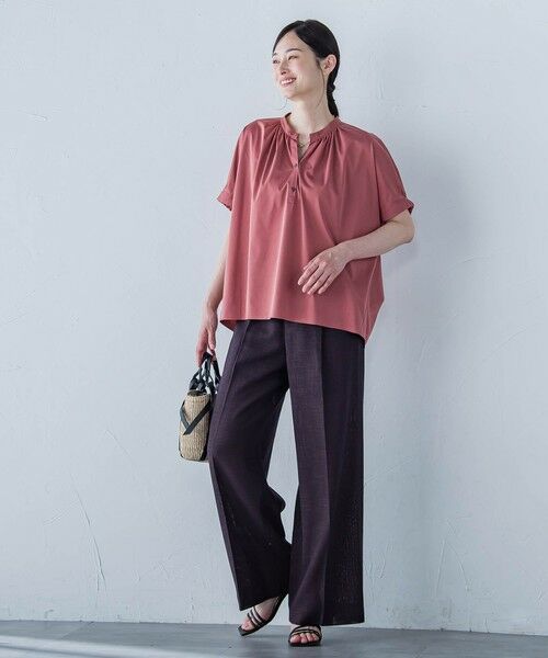 LAUTREAMONT / ロートレアモン その他パンツ | エアブリーズストレートワイドパンツ≪洗濯機で洗える≫ | 詳細11