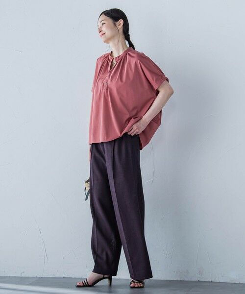 LAUTREAMONT / ロートレアモン その他パンツ | エアブリーズストレートワイドパンツ≪洗濯機で洗える≫ | 詳細12