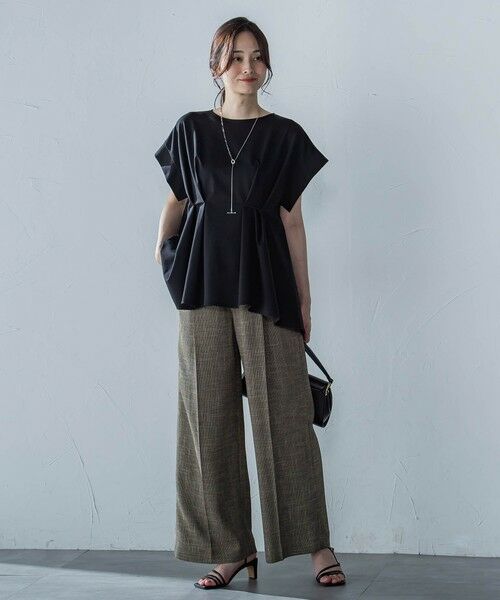 LAUTREAMONT / ロートレアモン その他パンツ | エアブリーズストレートワイドパンツ≪洗濯機で洗える≫ | 詳細18