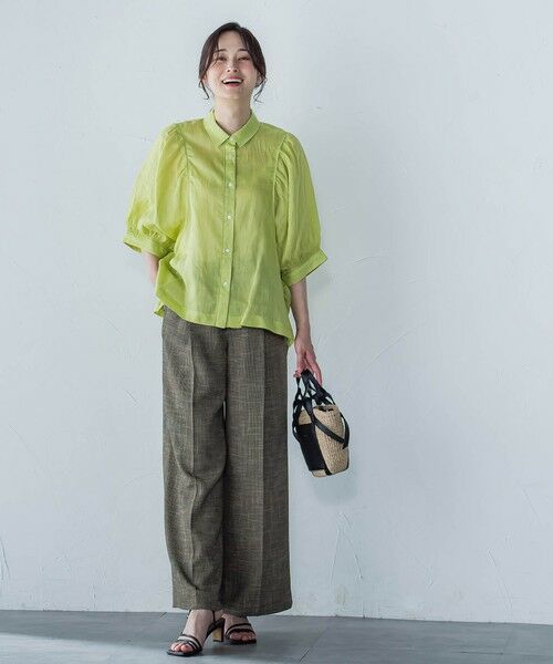 LAUTREAMONT / ロートレアモン その他パンツ | エアブリーズストレートワイドパンツ≪洗濯機で洗える≫ | 詳細20