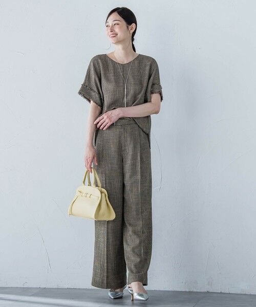 LAUTREAMONT / ロートレアモン その他パンツ | エアブリーズストレートワイドパンツ≪洗濯機で洗える≫ | 詳細22