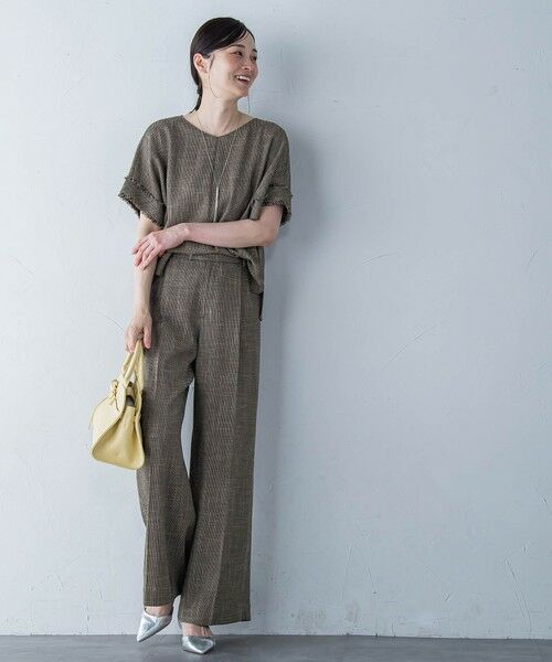 LAUTREAMONT / ロートレアモン その他パンツ | エアブリーズストレートワイドパンツ≪洗濯機で洗える≫ | 詳細23