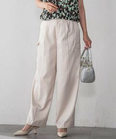 LAUTREAMONT / ロートレアモン その他パンツ | ストレッチカーゴサテンパンツ≪洗濯機で洗える≫