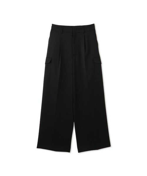 LAUTREAMONT / ロートレアモン その他パンツ | ストレッチカーゴサテンパンツ≪洗濯機で洗える≫ | 詳細1