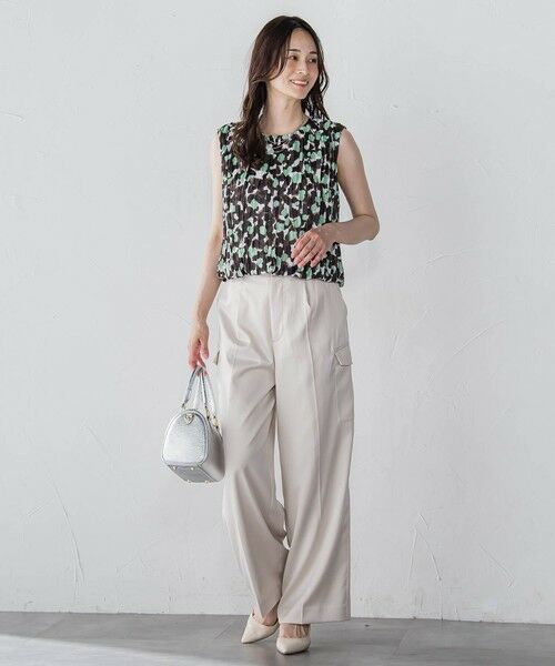 LAUTREAMONT / ロートレアモン その他パンツ | ストレッチカーゴサテンパンツ≪洗濯機で洗える≫ | 詳細14