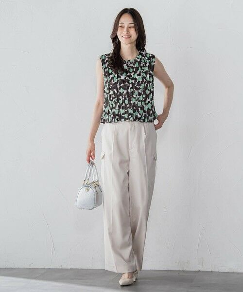 LAUTREAMONT / ロートレアモン その他パンツ | ストレッチカーゴサテンパンツ≪洗濯機で洗える≫ | 詳細15