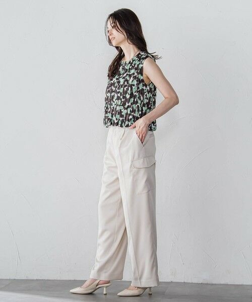 LAUTREAMONT / ロートレアモン その他パンツ | ストレッチカーゴサテンパンツ≪洗濯機で洗える≫ | 詳細16