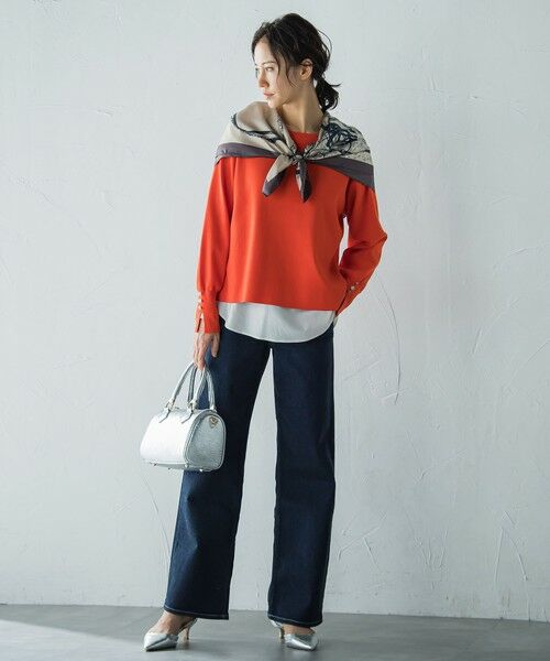 LAUTREAMONT / ロートレアモン デニムパンツ | 【JAPAN BLUE JEANS】デニムワイドパンツ≪洗濯機で洗える≫ | 詳細12