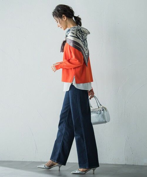 LAUTREAMONT / ロートレアモン デニムパンツ | 【JAPAN BLUE JEANS】デニムワイドパンツ≪洗濯機で洗える≫ | 詳細13