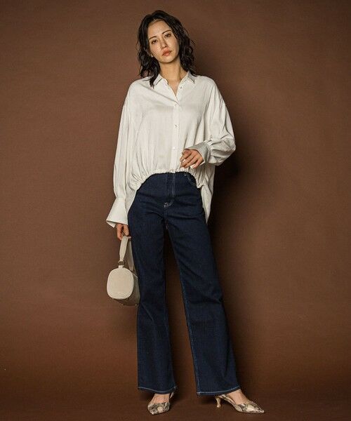 LAUTREAMONT / ロートレアモン デニムパンツ | 【JAPAN BLUE JEANS】デニムワイドパンツ≪洗濯機で洗える≫ | 詳細14