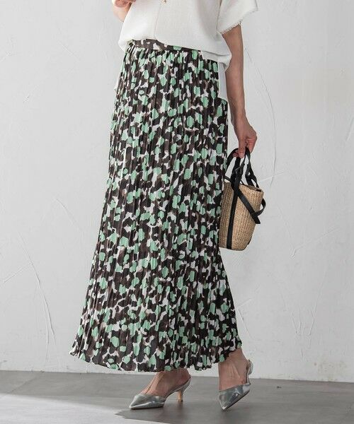 LAUTREAMONT / ロートレアモン ミニ・ひざ丈スカート | ツイルプリントスカート≪洗濯機で洗える≫ | 詳細11
