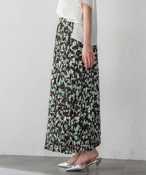 LAUTREAMONT / ロートレアモン ミニ・ひざ丈スカート | ツイルプリントスカート≪洗濯機で洗える≫ | 詳細12