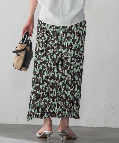 LAUTREAMONT / ロートレアモン ミニ・ひざ丈スカート | ツイルプリントスカート≪洗濯機で洗える≫ | 詳細13