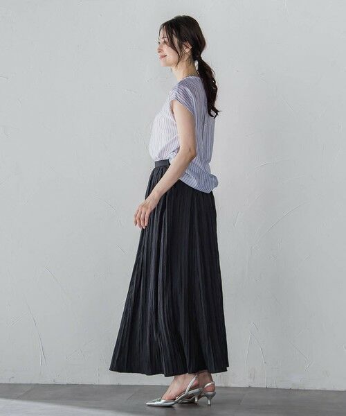 LAUTREAMONT / ロートレアモン ミニ・ひざ丈スカート | リンクルリッドエアリースカート≪洗濯機で洗える≫ | 詳細21