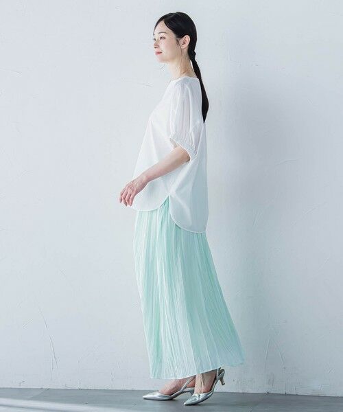 LAUTREAMONT / ロートレアモン ミニ・ひざ丈スカート | リンクルリッドエアリースカート≪洗濯機で洗える≫ | 詳細23