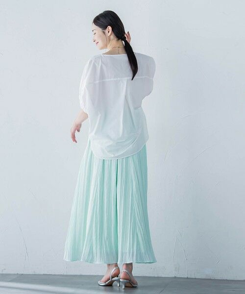 LAUTREAMONT / ロートレアモン ミニ・ひざ丈スカート | リンクルリッドエアリースカート≪洗濯機で洗える≫ | 詳細24