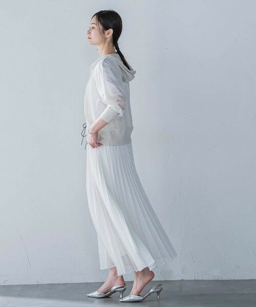 LAUTREAMONT / ロートレアモン ニット・セーター | 【一部店舗限定販売】シアーニットジップパーカー≪手洗い可能≫ | 詳細3