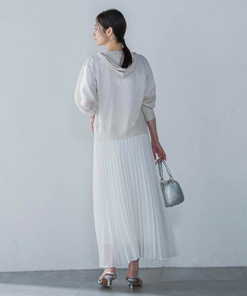 LAUTREAMONT / ロートレアモン ニット・セーター | 【一部店舗限定販売】シアーニットジップパーカー≪手洗い可能≫ | 詳細4