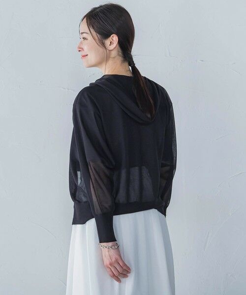 LAUTREAMONT / ロートレアモン ニット・セーター | 【一部店舗限定販売】シアーニットジップパーカー≪手洗い可能≫ | 詳細10