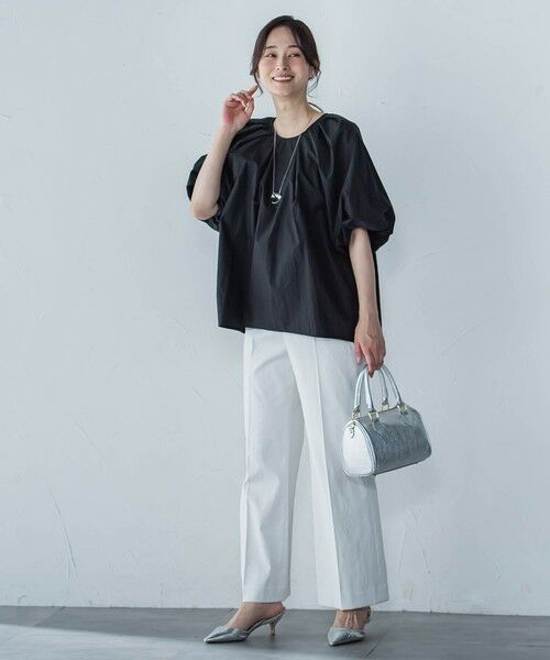 LAUTREAMONT / ロートレアモン シャツ・ブラウス | 【一部店舗限定販売】ワッシャーボリュームスリーブブラウス≪手洗い可能≫ | 詳細4