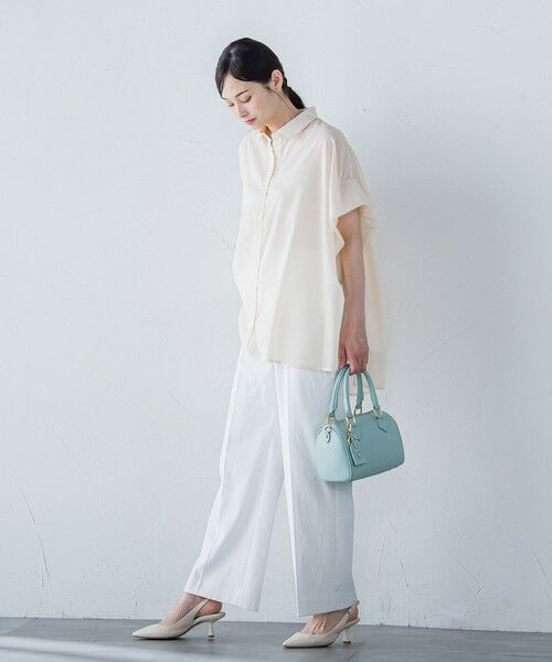 LAUTREAMONT / ロートレアモン シャツ・ブラウス | スパンボイルチュニックブラウス≪手洗い可能≫ | 詳細4