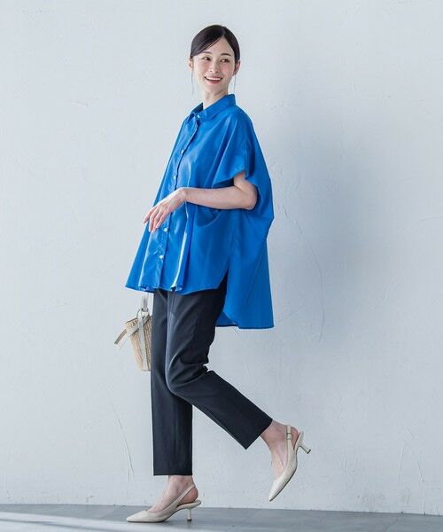 LAUTREAMONT / ロートレアモン シャツ・ブラウス | スパンボイルチュニックブラウス≪手洗い可能≫ | 詳細9