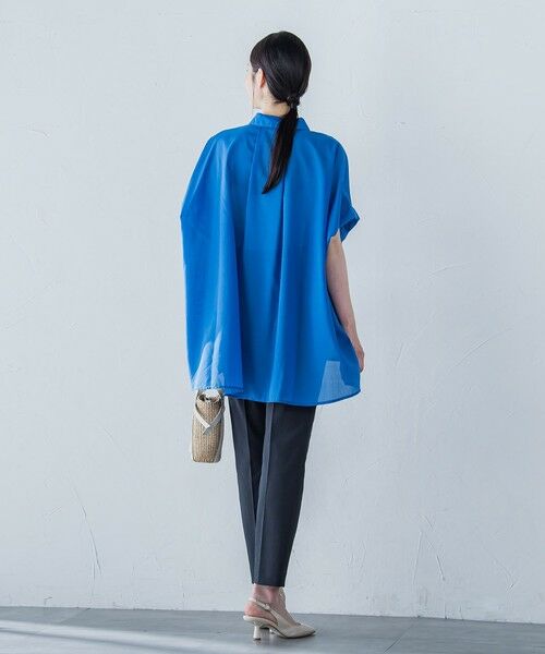 LAUTREAMONT / ロートレアモン シャツ・ブラウス | スパンボイルチュニックブラウス≪手洗い可能≫ | 詳細11