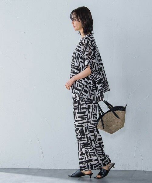 LAUTREAMONT / ロートレアモン シャツ・ブラウス | 麻調ボイルプリントブラウス≪洗濯機で洗える≫ | 詳細2