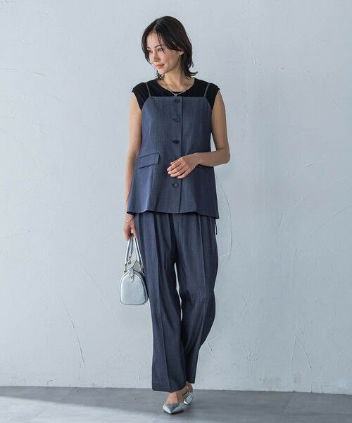 LAUTREAMONT / ロートレアモン シャツ・ブラウス | デニムライクキャミソール≪洗濯機で洗える≫ | 詳細1