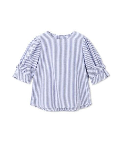 LAUTREAMONT / ロートレアモン シャツ・ブラウス | 【WEB限定】ラメストライプ袖タックブラウス ≪手洗い可能≫ | 詳細5