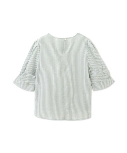 LAUTREAMONT / ロートレアモン シャツ・ブラウス | 【WEB限定】ラメストライプ袖タックブラウス ≪手洗い可能≫ | 詳細10