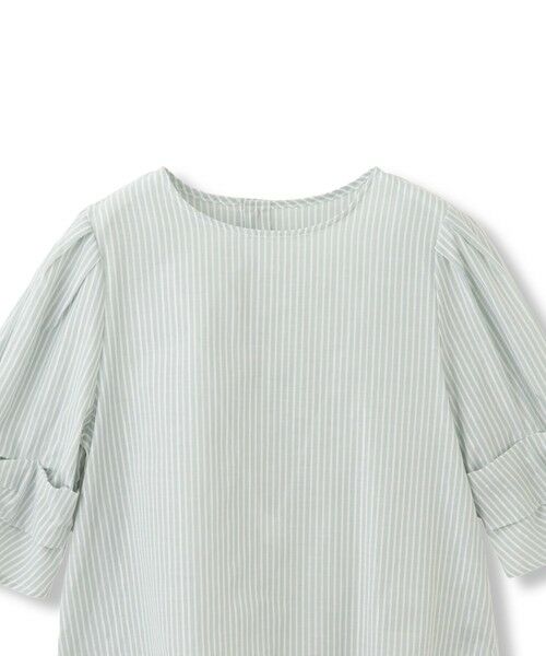 LAUTREAMONT / ロートレアモン シャツ・ブラウス | 【WEB限定】ラメストライプ袖タックブラウス ≪手洗い可能≫ | 詳細11
