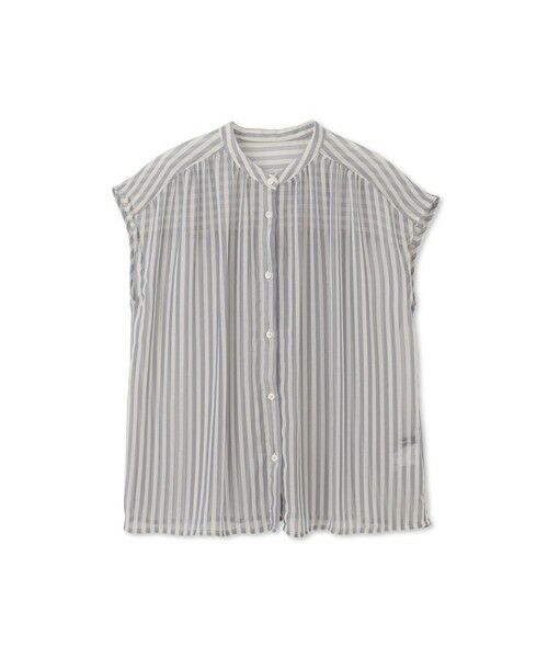 LAUTREAMONT / ロートレアモン シャツ・ブラウス | 【WEB限定】シアーストライプクルーネックブラウス≪手洗い可能≫ | 詳細12