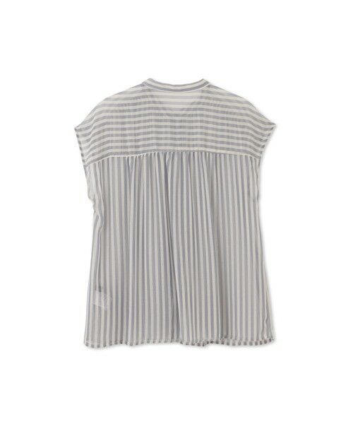 LAUTREAMONT / ロートレアモン シャツ・ブラウス | 【WEB限定】シアーストライプクルーネックブラウス≪手洗い可能≫ | 詳細13