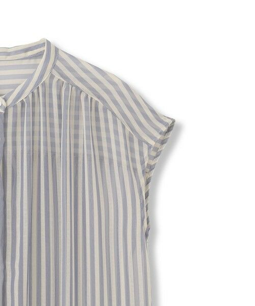 LAUTREAMONT / ロートレアモン シャツ・ブラウス | 【WEB限定】シアーストライプクルーネックブラウス≪手洗い可能≫ | 詳細15