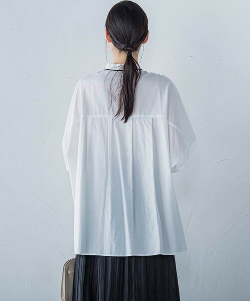 LAUTREAMONT / ロートレアモン シャツ・ブラウス | 【WEB限定】フランスアヤロングブラウス≪手洗い可能≫ | 詳細1