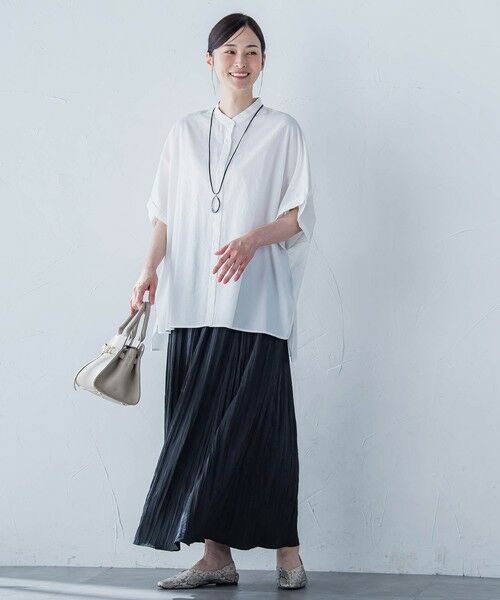 LAUTREAMONT / ロートレアモン シャツ・ブラウス | 【WEB限定】フランスアヤロングブラウス≪手洗い可能≫ | 詳細3