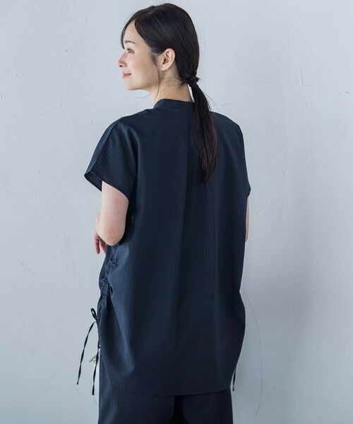 LAUTREAMONT / ロートレアモン シャツ・ブラウス | 【WEB限定】フィルムストライプギャザーブラウス ≪手洗い可能≫ | 詳細1