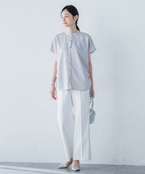 LAUTREAMONT / ロートレアモン シャツ・ブラウス | 【WEB限定】フィルムストライプギャザーブラウス ≪手洗い可能≫ | 詳細8