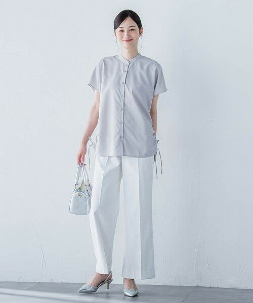 LAUTREAMONT / ロートレアモン シャツ・ブラウス | 【WEB限定】フィルムストライプギャザーブラウス ≪手洗い可能≫ | 詳細9