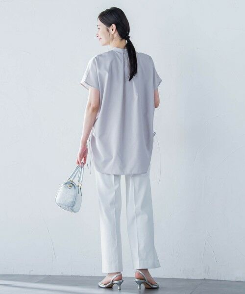 LAUTREAMONT / ロートレアモン シャツ・ブラウス | 【WEB限定】フィルムストライプギャザーブラウス ≪手洗い可能≫ | 詳細12