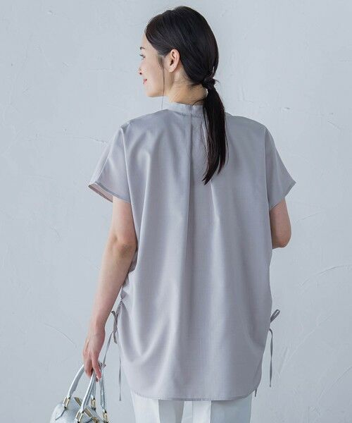 LAUTREAMONT / ロートレアモン シャツ・ブラウス | 【WEB限定】フィルムストライプギャザーブラウス ≪手洗い可能≫ | 詳細13