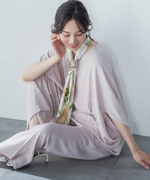 LAUTREAMONT / ロートレアモン シャツ・ブラウス | 【WEB限定】サテンフィールドレープブラウス≪セットアップ対応/洗濯機で洗える≫ | 詳細6