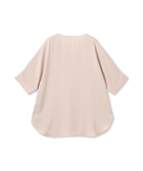 LAUTREAMONT / ロートレアモン シャツ・ブラウス | 【WEB限定】サテンフィールキーネックブラウス≪セットアップ対応/洗濯機で洗える≫ | 詳細12