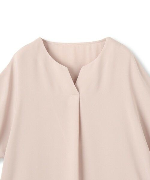 LAUTREAMONT / ロートレアモン シャツ・ブラウス | 【WEB限定】サテンフィールキーネックブラウス≪セットアップ対応/洗濯機で洗える≫ | 詳細13