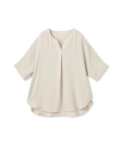 LAUTREAMONT / ロートレアモン シャツ・ブラウス | 【WEB限定】サテンフィールキーネックブラウス≪セットアップ対応/洗濯機で洗える≫ | 詳細21