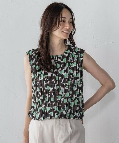 LAUTREAMONT / ロートレアモン シャツ・ブラウス | ツイルプリントブラウス≪洗濯機で洗える≫ | 詳細12