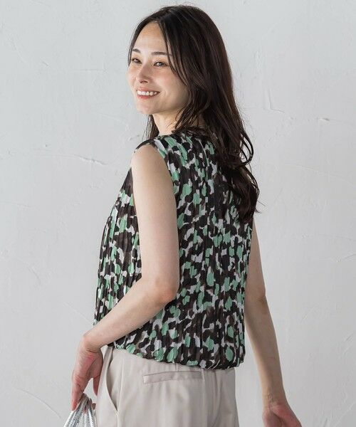 LAUTREAMONT / ロートレアモン シャツ・ブラウス | ツイルプリントブラウス≪洗濯機で洗える≫ | 詳細14