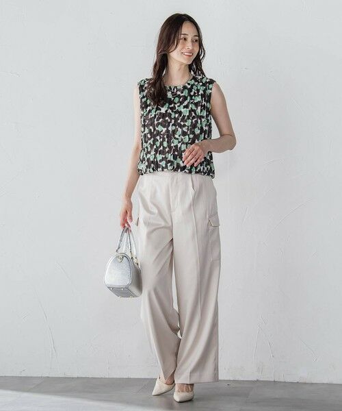 LAUTREAMONT / ロートレアモン シャツ・ブラウス | ツイルプリントブラウス≪洗濯機で洗える≫ | 詳細8